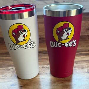 Buc-ee's Red and White Tumblers